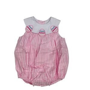 NWT Little English 6M Easter Egg Bib Bubble